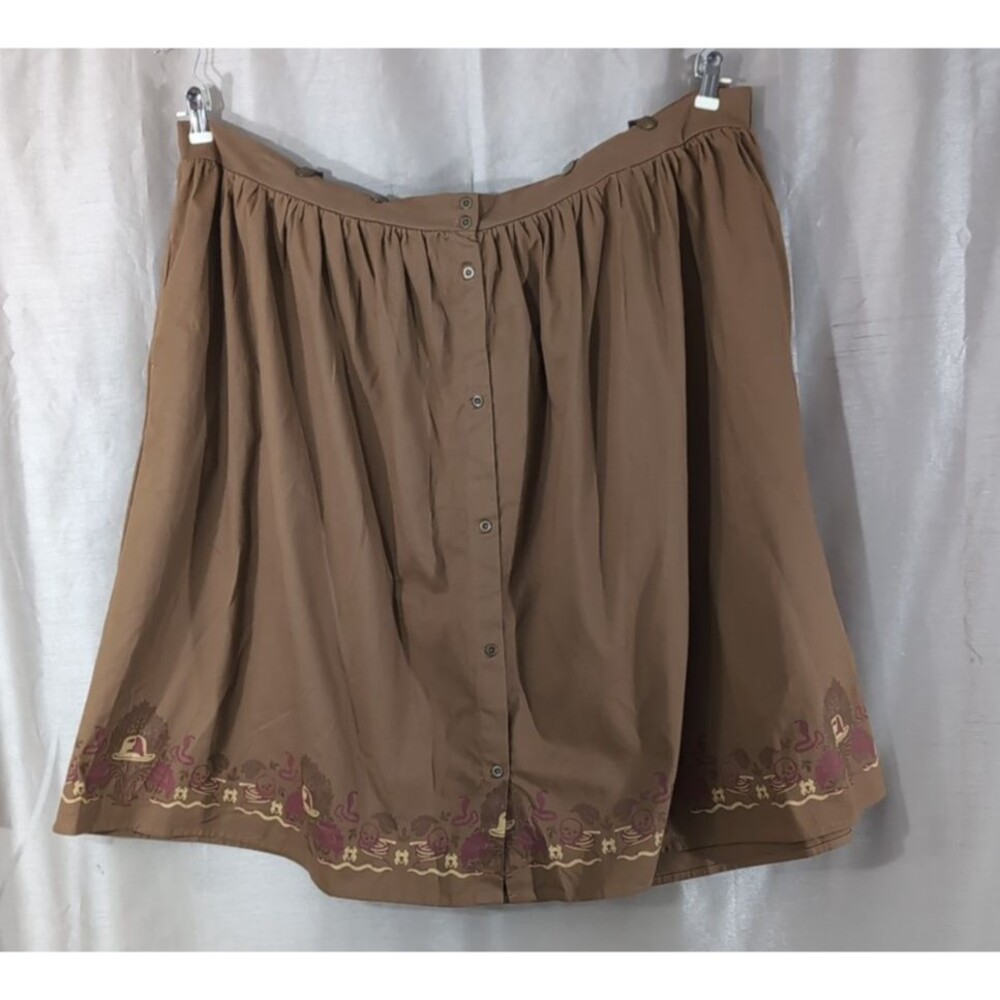 Her Universe Size 4X Indiana Jones Skirt & Suspenders Cosplay Costume Halloween
